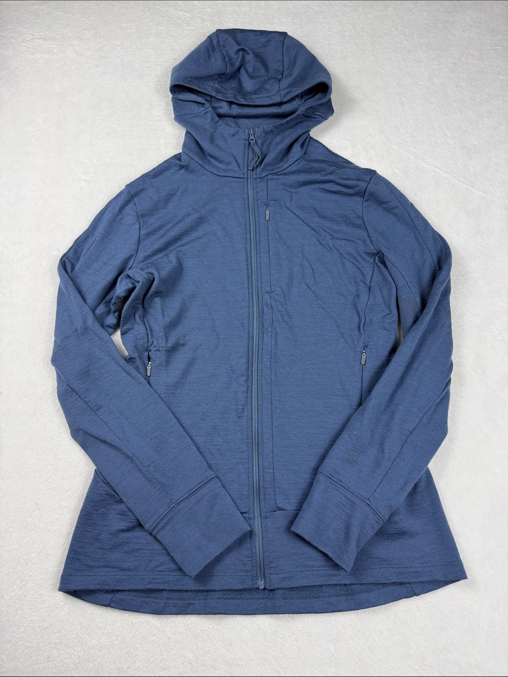 Icebreaker Merino 260 Quantum Long Sleeve Zip Hoodie Wool Jacket Women's Medium